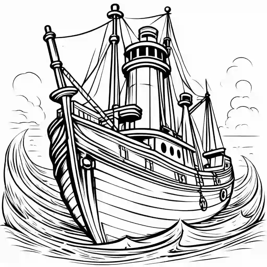 Sunken Treasure coloring pages